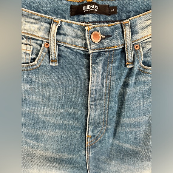 NWT Hudson Zoeey High Rise Straight Crop Jeans Size 30 - Picture 3 of 6